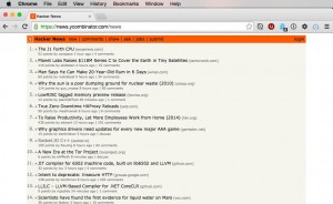 Hacker News Home Page